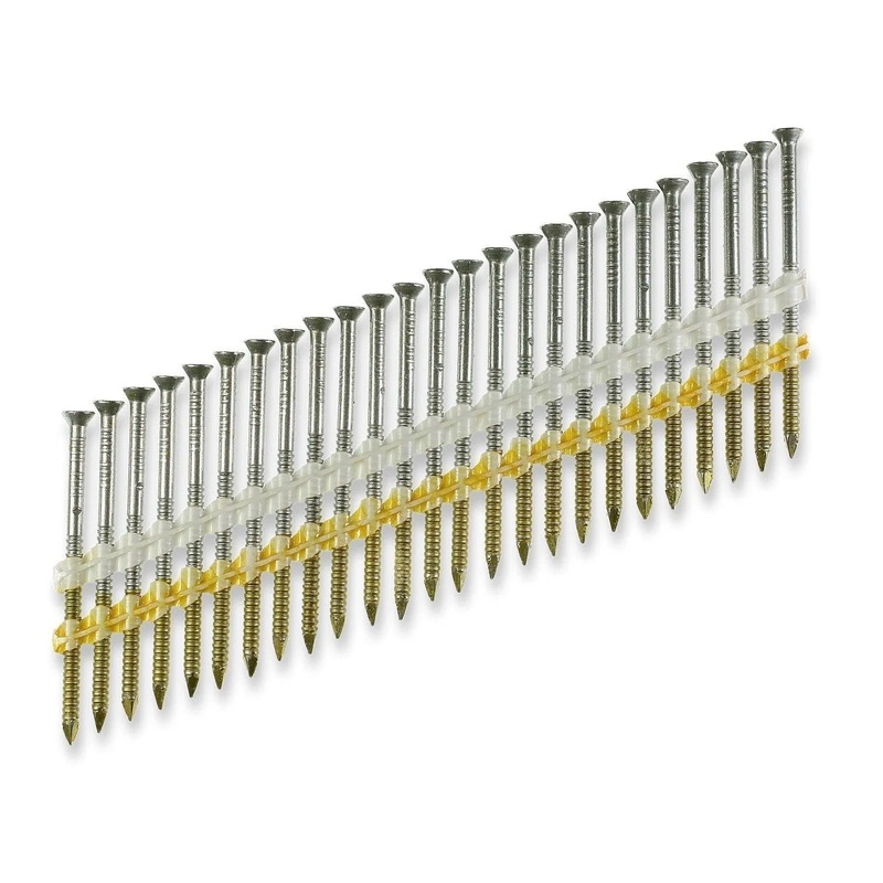 Simpson S11A237KJT Strong-Tie 2-3/8 11GA 304SS 22 Degree Casing Tan Collated Nails (1000 Pack)