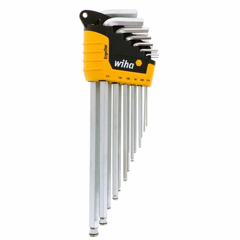 Wiha 66991 13 Piece MagicRing Ball End Hex L-Key Set – Inch