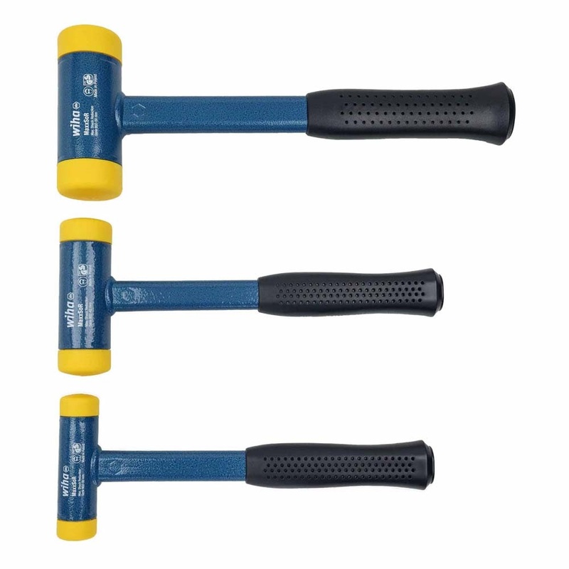Wiha 80290 3 Piece Dead Blow Hammer Set – 30mm, 40mm, and 50mm
