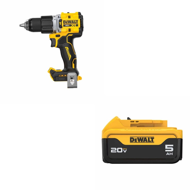 DeWalt DCD806B Hammer Drill Kit W/ FREE DCB205 Battery Pack