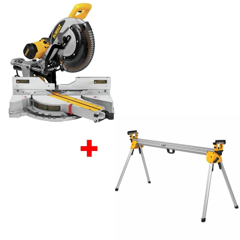 DeWalt DWS779 12 Sliding Compound Miter Saw 15 Amp. w/ DWX723 Miter Saw Stand
