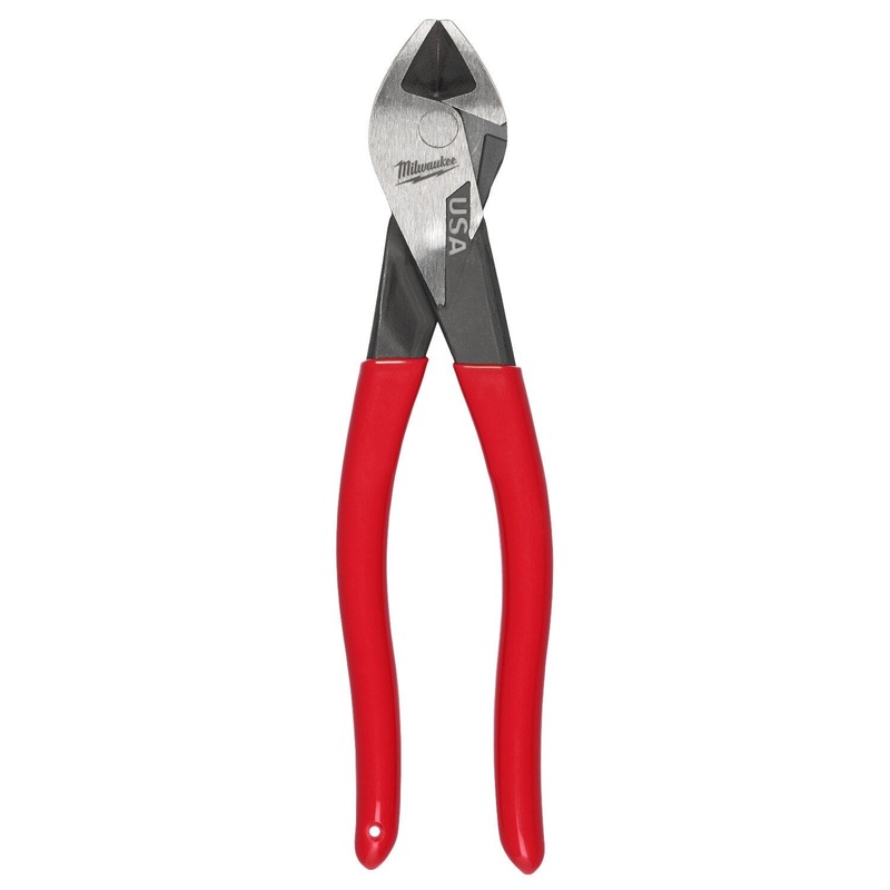 Milwaukee MT508A 8 Angled Head Diagonal Dipped Grip Cutting Pliers (USA)
