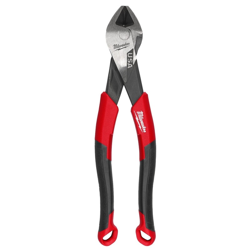Milwaukee MT558A 8 Angled Head Diagonal Comfort Grip Cutting Pliers (USA)