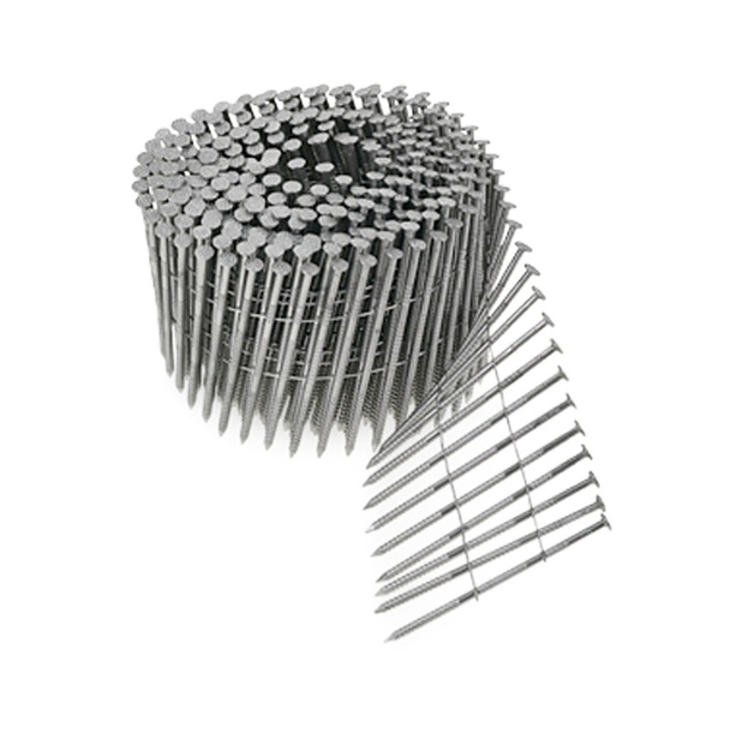 Simpson S13A200SNBP Strong-Tie 15 Degree Wire Coil Full Round Head Ring-Shank Siding Nail (1200 Pack)