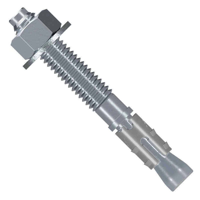 Simpson STB2-37300 Strong-Bolt 2 3/8x 3 Wedge Anchor Zinc Plated (50 Pack)