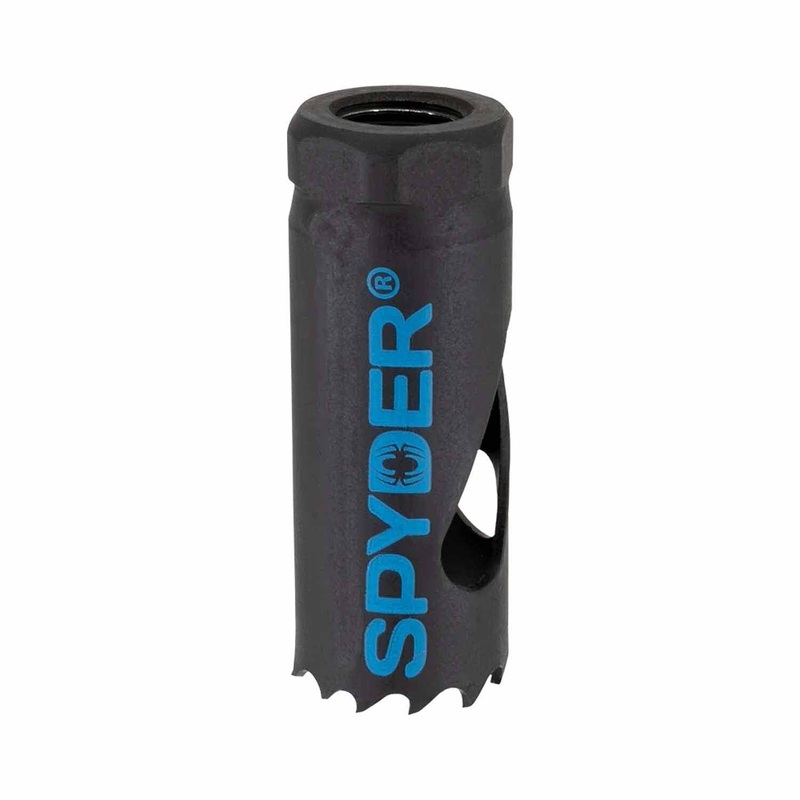 Spyder 600064CF 7/8-Inch Bi-Metal Hole Saw for Wood, Metal, and Plastics